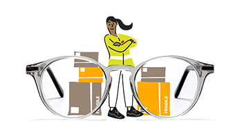 Glassess illustration